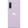 Miniatyrbilde 1 av 3: Sony Xperia 10 V Gjennomsiktig deksel Lilla Sky - minimalistisk sky på en lilla bakgrunn