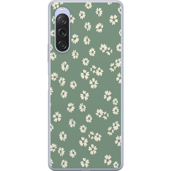 Sony Xperia 10 V Läpinäkyvä kuori Kukkaisunelma - Värikäs Kukkakuvio