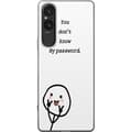 Miniatyrbilde 1 av 3: Sony Xperia 10 VI Gjennomsiktig deksel Du Kjenner Ikke Mitt Passord