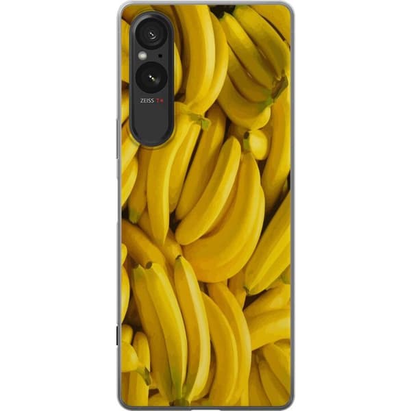 Sony Xperia 10 VI Läpinäkyvä kuori Banaani kuvio