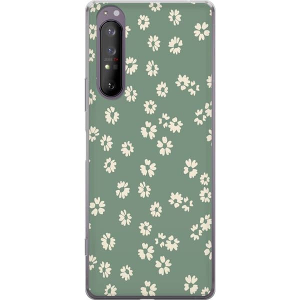 Sony Xperia 1 II Läpinäkyvä kuori Kukkaisunelma - Värikäs Kukkakuvio