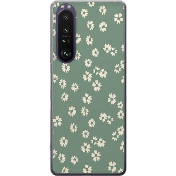 Sony Xperia 1 III Gjennomsiktig deksel Blomsterdrøm - Fargerikt Blomstermønster
