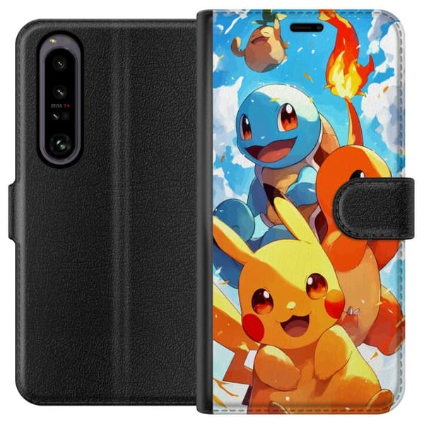 Sony Xperia 1 IV Lommeboketui Pocket Creatures - inspirert av Pokémon uten å nevne navnet