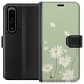 Miniatyrbilde 1 av 3: Sony Xperia 1 IV Lommeboketui Prestekrager - blomstrete mønster i svensk sommerstil