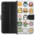 Miniatyrbild 1 av 3: Sony Xperia 1 V Plånboksfodral Kawaii Friends – söta figurer i japansk stil