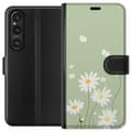 Miniatyrbild 1 av 3: Sony Xperia 1 V Plånboksfodral Prästkragar – blommigt mönster i svensk sommarstil
