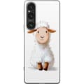 Miniatyrbilde 1 av 3: Sony Xperia 1 V Gjennomsiktig deksel  Søtt Lam - tegneseriestil for barn og babyprodukter