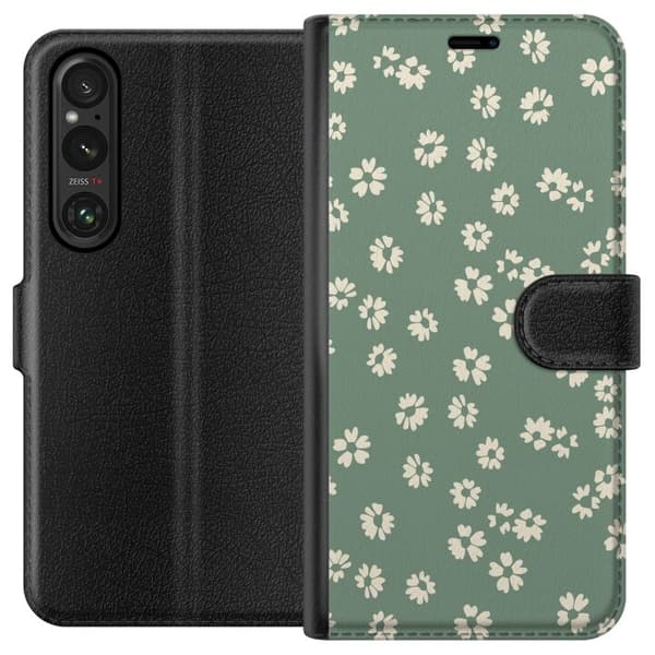 Sony Xperia 1 VI Lompakkokotelo Kukkaisunelma - Värikäs Kukkakuvio
