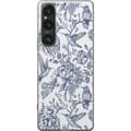 Pikkukuva 1 / 3: Sony Xperia 1 VI Läpinäkyvä kuori Kukat & Linnut - Romanttinen Vintage-tyylinen Kuviointi
