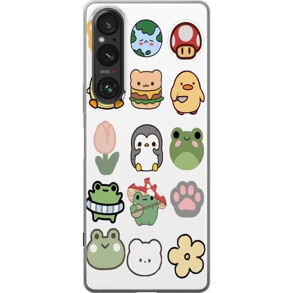 Sony Xperia 1 VI Läpinäkyvä kuori Kawaii Friends