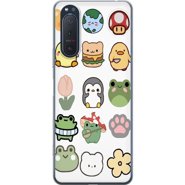 Sony Xperia 5 II Gennemsigtig cover Kawaii Friends