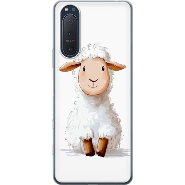 Sony Xperia 5 II Genomskinligt Skal Sött Lamm – tecknad stil för barn & babyprodukter