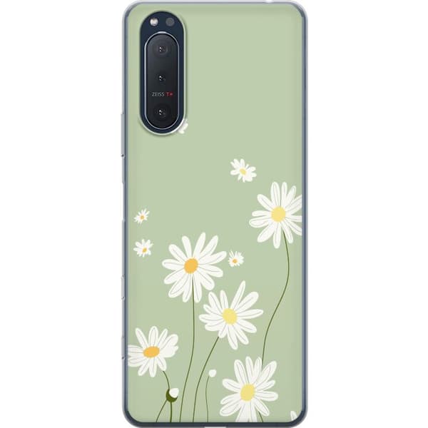 Sony Xperia 5 II Gennemsigtig cover Præstekraver - blomstret mønster i svensk sommerstil