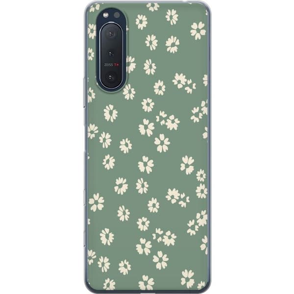 Sony Xperia 5 II Genomskinligt Skal Blomsterdröm – färgglatt blommönster