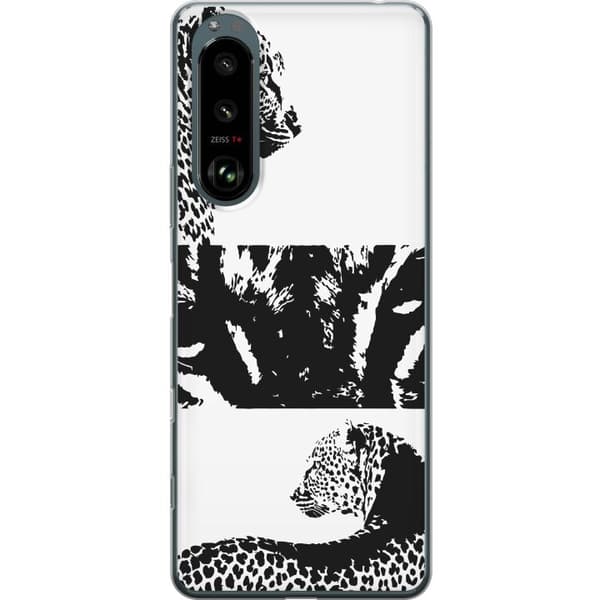 Sony Xperia 5 III Läpinäkyvä kuori Leopard Faces