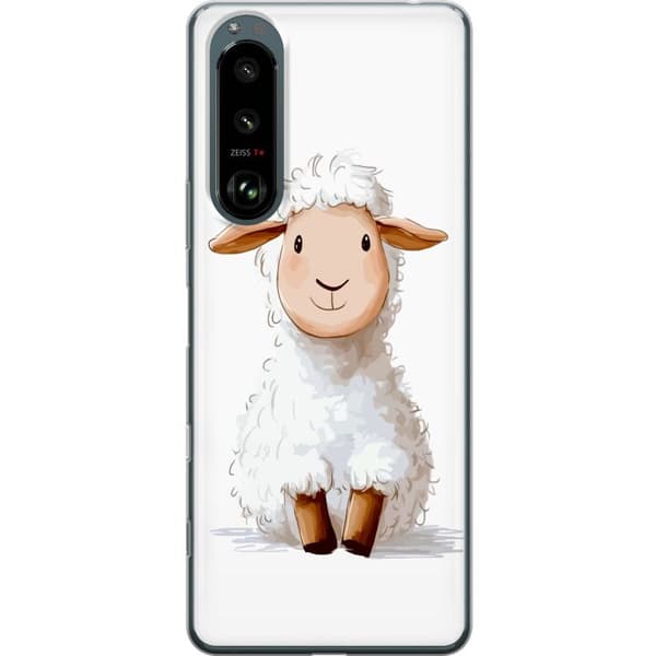 Sony Xperia 5 III Genomskinligt Skal Sött Lamm – tecknad stil för barn & babyprodukter