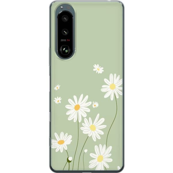 Sony Xperia 5 III Gennemsigtig cover Præstekraver - blomstret mønster i svensk sommerstil