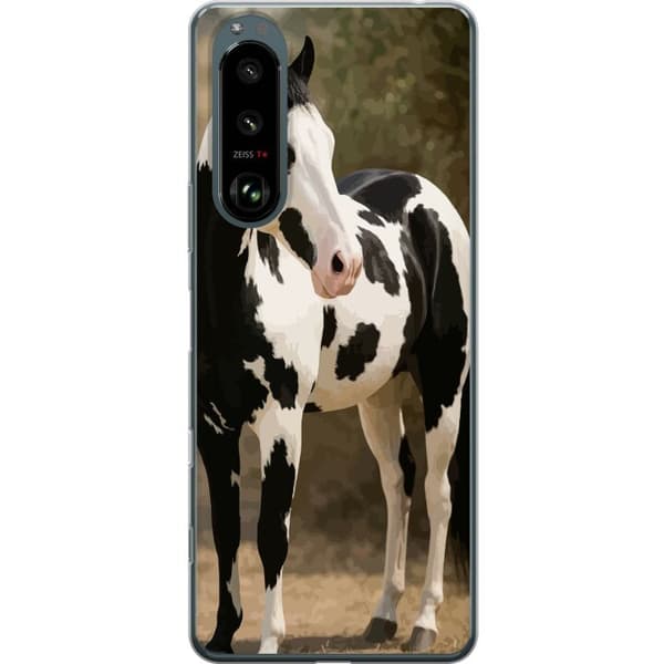 Sony Xperia 5 III Läpinäkyvä kuori Kaunis Hevonen - elegantti hevonen kuva-aihe