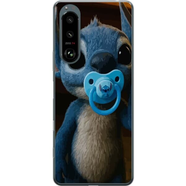 Sony Xperia 5 III Läpinäkyvä kuori Stitch & Napp - vauvateema söpöllä hahmolla