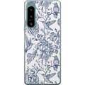 Pikkukuva 1 / 3: Sony Xperia 5 IV Läpinäkyvä kuori Kukat & Linnut - Romanttinen Vintage-tyylinen Kuviointi