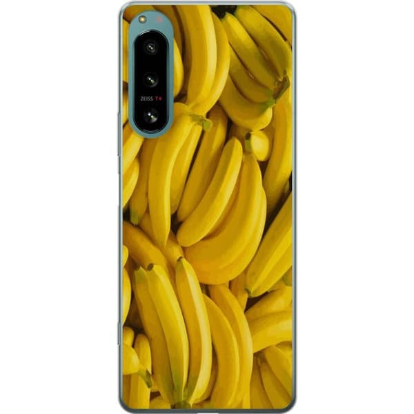 Sony Xperia 5 IV Läpinäkyvä kuori Banaani kuvio