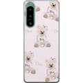 Pikkukuva 1 / 3: Sony Xperia 5 IV Läpinäkyvä kuori Teddy Dior Vibes - ylellinen nalle muotityyliin