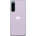 Pikkukuva 1 / 3: Sony Xperia 5 IV Läpinäkyvä kuori Lila Pilvi - minimalistinen pilvi lila taustalla