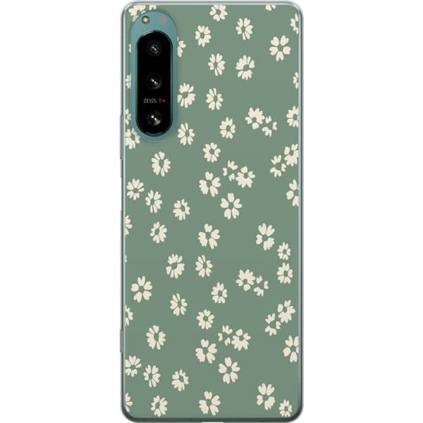 Sony Xperia 5 IV Genomskinligt Skal Blomsterdröm – färgglatt blommönster