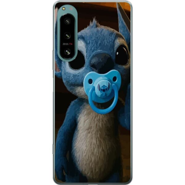 Sony Xperia 5 IV Läpinäkyvä kuori Stitch & Napp - vauvateema söpöllä hahmolla