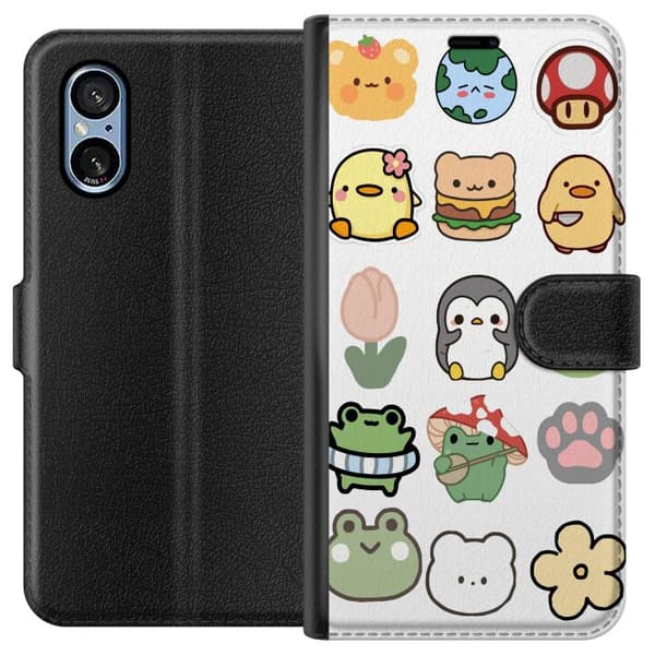 Sony Xperia 5 V Lommeboketui Kawaii Friends