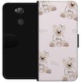 Miniatyrbilde 1 av 3: Sony Xperia XA2 Lommeboketui Teddy Dior Vibes - luksuriøs teddybjørn i motestil