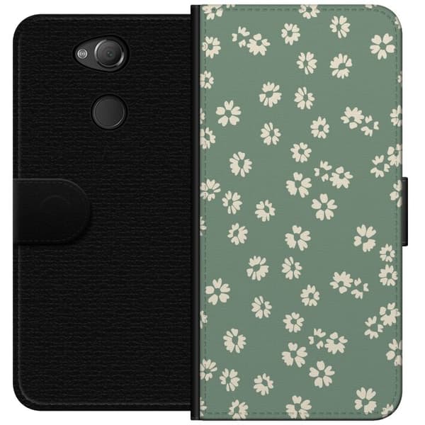 Sony Xperia XA2 Lompakkokotelo Kukkaisunelma - Värikäs Kukkakuvio