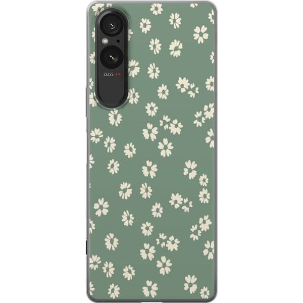 Sony Xperia 5 V Läpinäkyvä kuori Kukkaisunelma - Värikäs Kukkakuvio