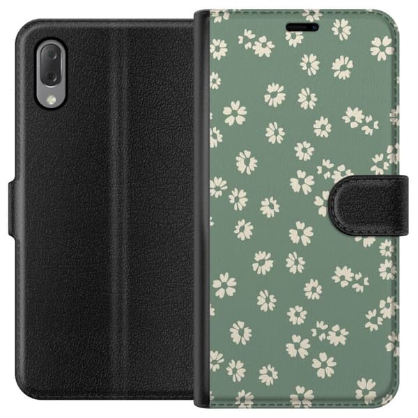 Sony Xperia L3 Lommeboketui Blomsterdrøm - Fargerikt Blomstermønster