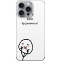 Miniatyrbild 1 av 3: Apple iPhone 16 Pro Max Genomskinligt Skal You Don’t Know My Password – edgy textmotiv med attityd