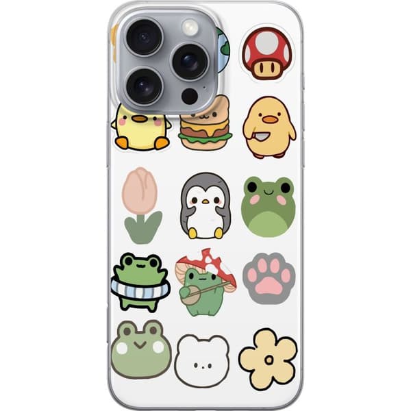 Apple iPhone 16 Pro Max Gennemsigtig cover Kawaii Friends