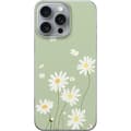 Miniatyrbild 1 av 3: Apple iPhone 16 Pro Max Genomskinligt Skal Prästkragar – blommigt mönster i svensk sommarstil