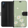 Miniatyrbillede 1 af 3: Sony Xperia L4 Tegnebogsetui Præstekraver - blomstret mønster i svensk sommerstil