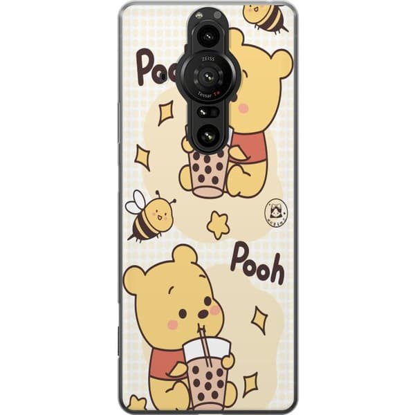 Sony Xperia Pro-I Gennemsigtig cover Nalle Pooh-stil - klassisk bjørnemotiv i en ny fortolkning
