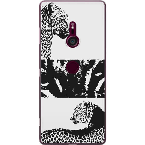 Sony Xperia XZ3 Gennemsigtig cover Leopard Faces