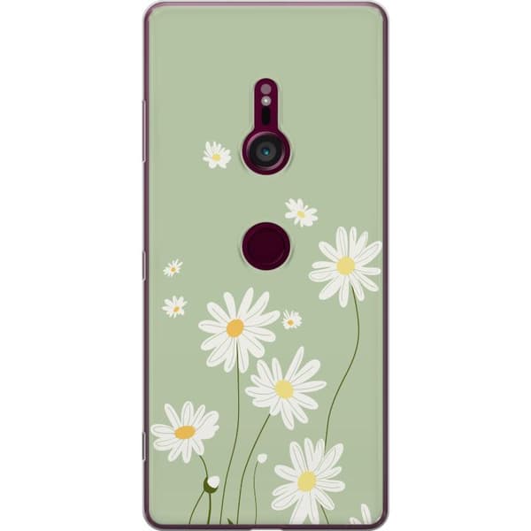 Sony Xperia XZ3 Genomskinligt Skal Prästkragar – blommigt mönster i svensk sommarstil