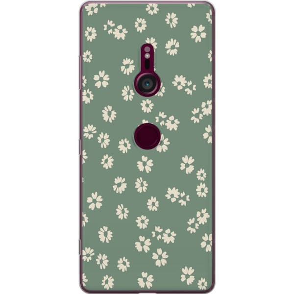 Sony Xperia XZ3 Gennemsigtig cover Blomsterdrøm - Farverigt Blomstermønster