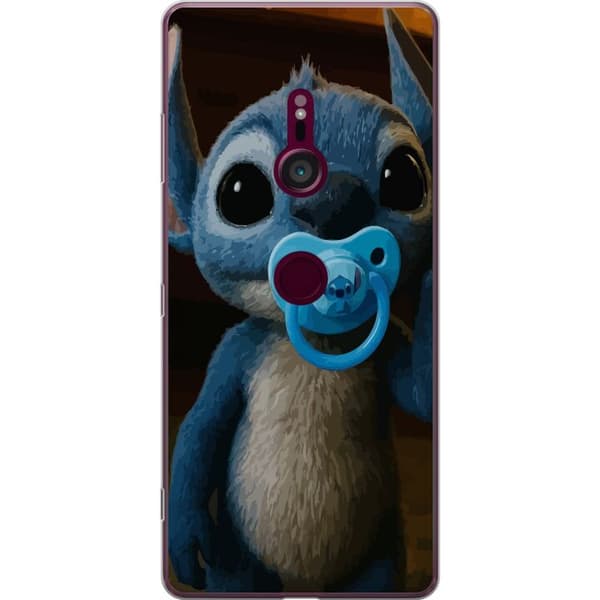 Sony Xperia XZ3 Gennemsigtig cover Stitch & Napp - babytema med sød karakter