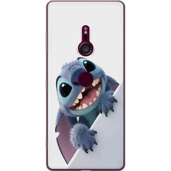 Sony Xperia XZ3 Genomskinligt Skal Happy Stitch – glad figur med charmig uttryck