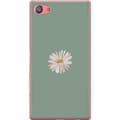 Miniatyrbillede 1 af 3: Sony Xperia Z5 Compact Gennemsigtig cover Grøn Minimalblomst - stilfuld blomst på grøn baggrund