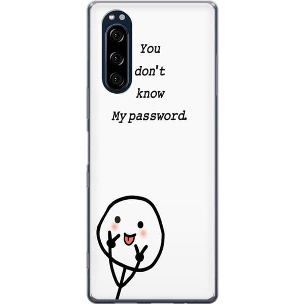 Sony Xperia 5 Läpinäkyvä kuori Et Tunne Salasanaani