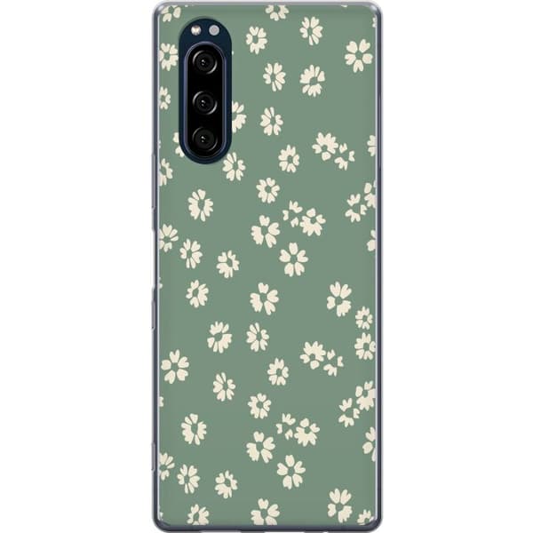Sony Xperia 5 Läpinäkyvä kuori Kukkaisunelma - Värikäs Kukkakuvio