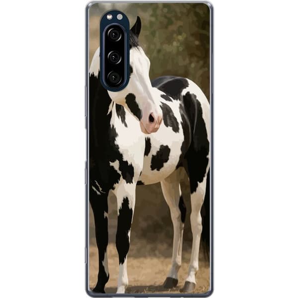 Sony Xperia 5 Läpinäkyvä kuori Kaunis Hevonen - elegantti hevonen kuva-aihe