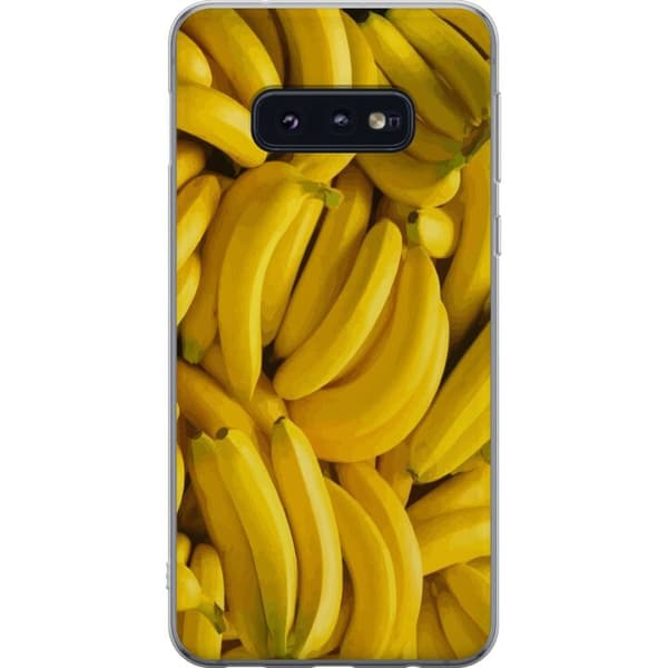 Samsung Galaxy S10e Läpinäkyvä kuori Banaani kuvio