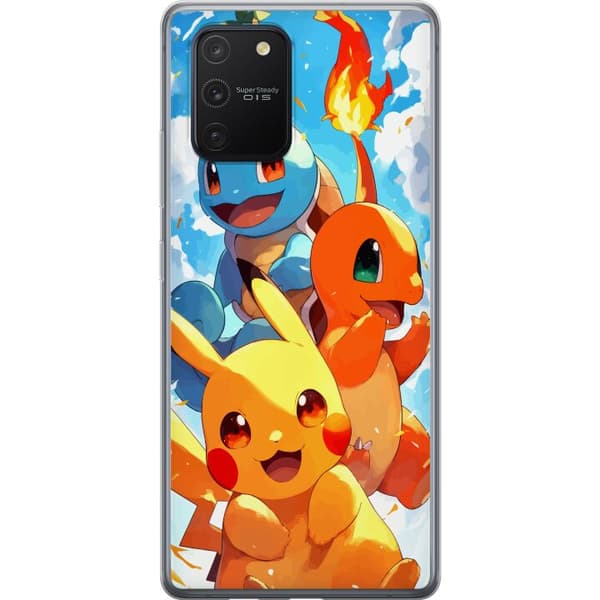 Samsung Galaxy S10 Lite Genomskinligt Skal Pocket Creatures – inspirerat av Pokémon utan att nämna namnet